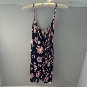 Pink and blue floral sun dress, Band of Gypsies XS